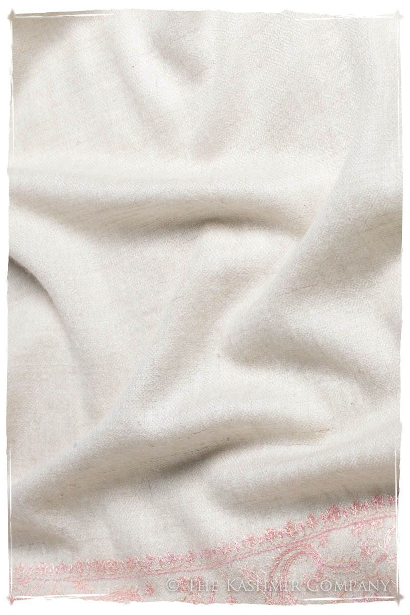 Frontière d'Paisley Pink Mist L'amour Soft Cashmere Scarf/Shawl