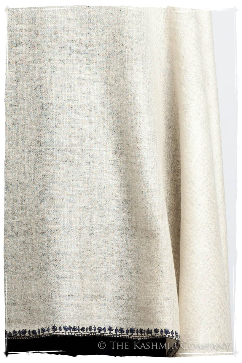 Frontière Rivière Bleu Noir L'amour Soft Cashmere Scarf/Shawl