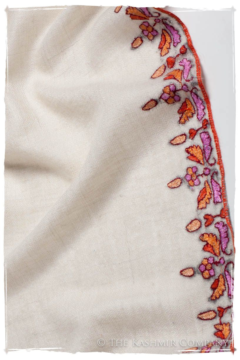 Orient d'Ivorie Paisley L'amour Soft Cashmere Scarf/Shawl
