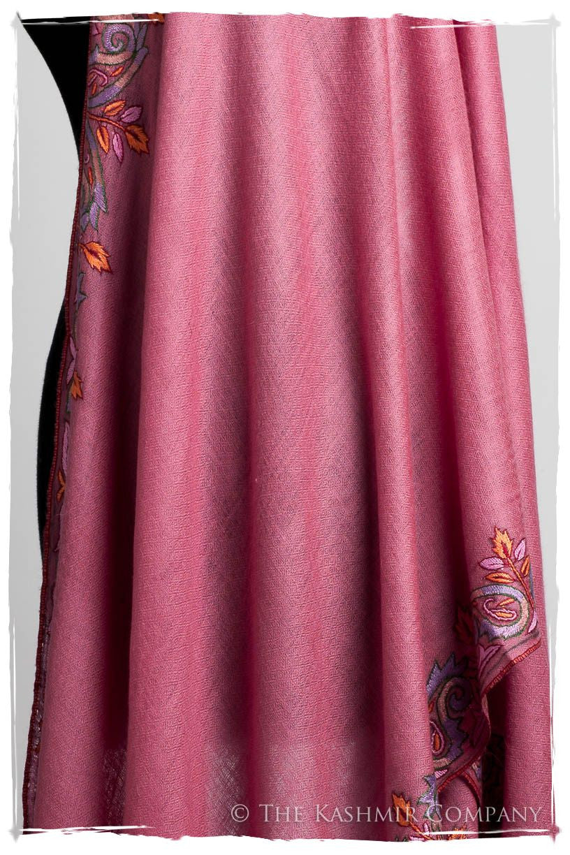 Orient Frontière Wild Rose L'amour Soft Cashmere Scarf/Shawl