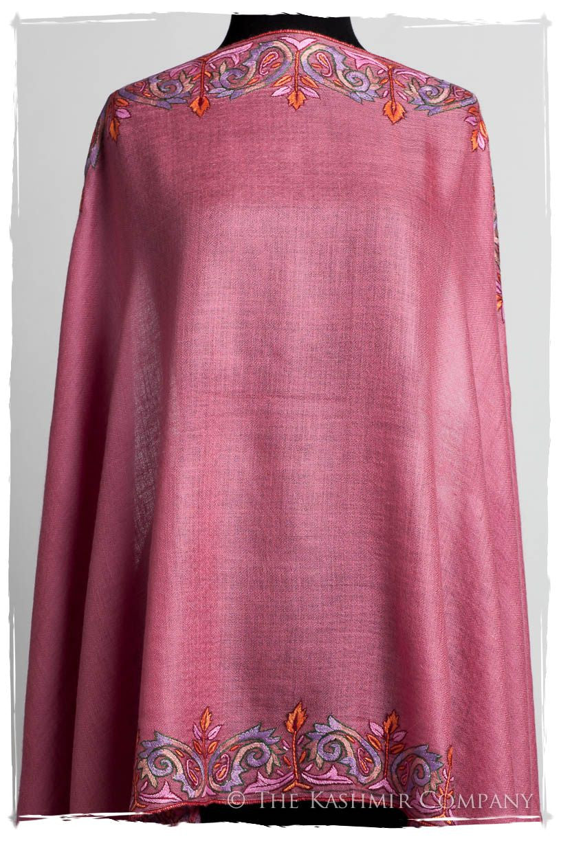 Orient Frontière Wild Rose L'amour Soft Cashmere Scarf/Shawl