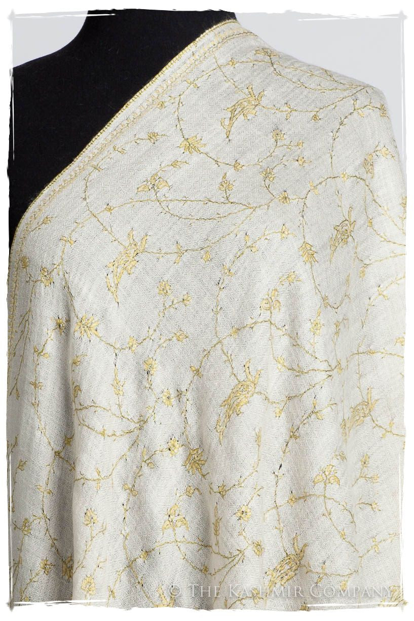 Lime Bijou Paisley L'amour Soft Cashmere Scarf/Shawl