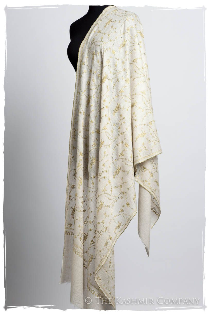 Lime Bijou Paisley L'amour Soft Cashmere Scarf/Shawl