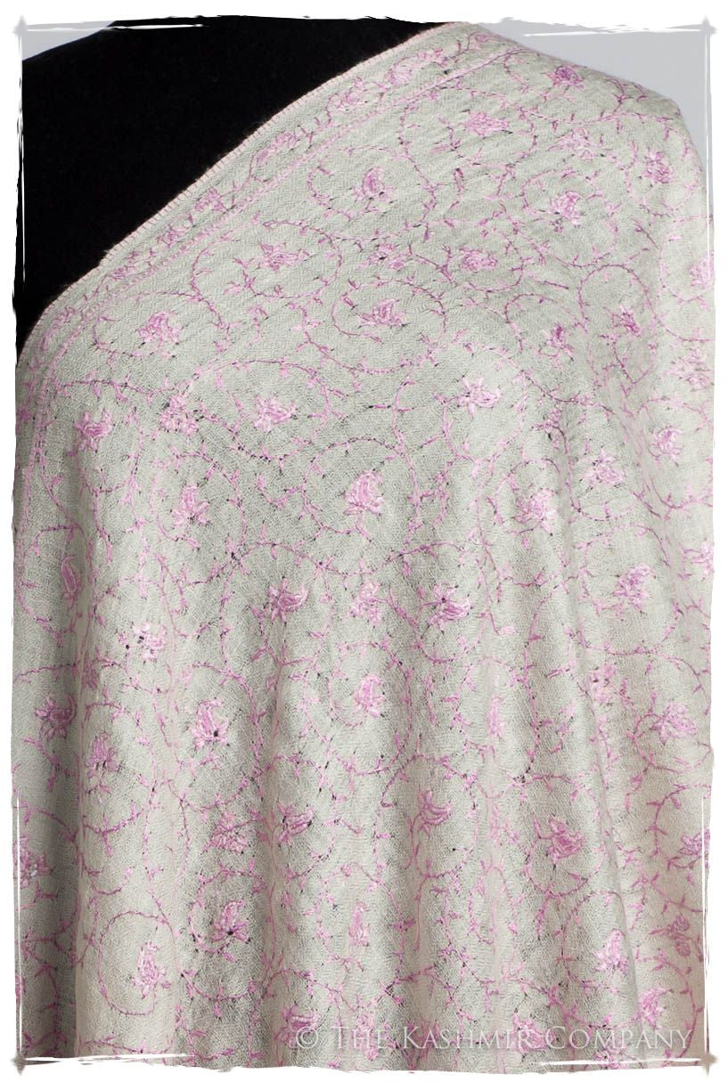 Pearl de Rose Mist L'amour Soft Cashmere Scarf/Shawl