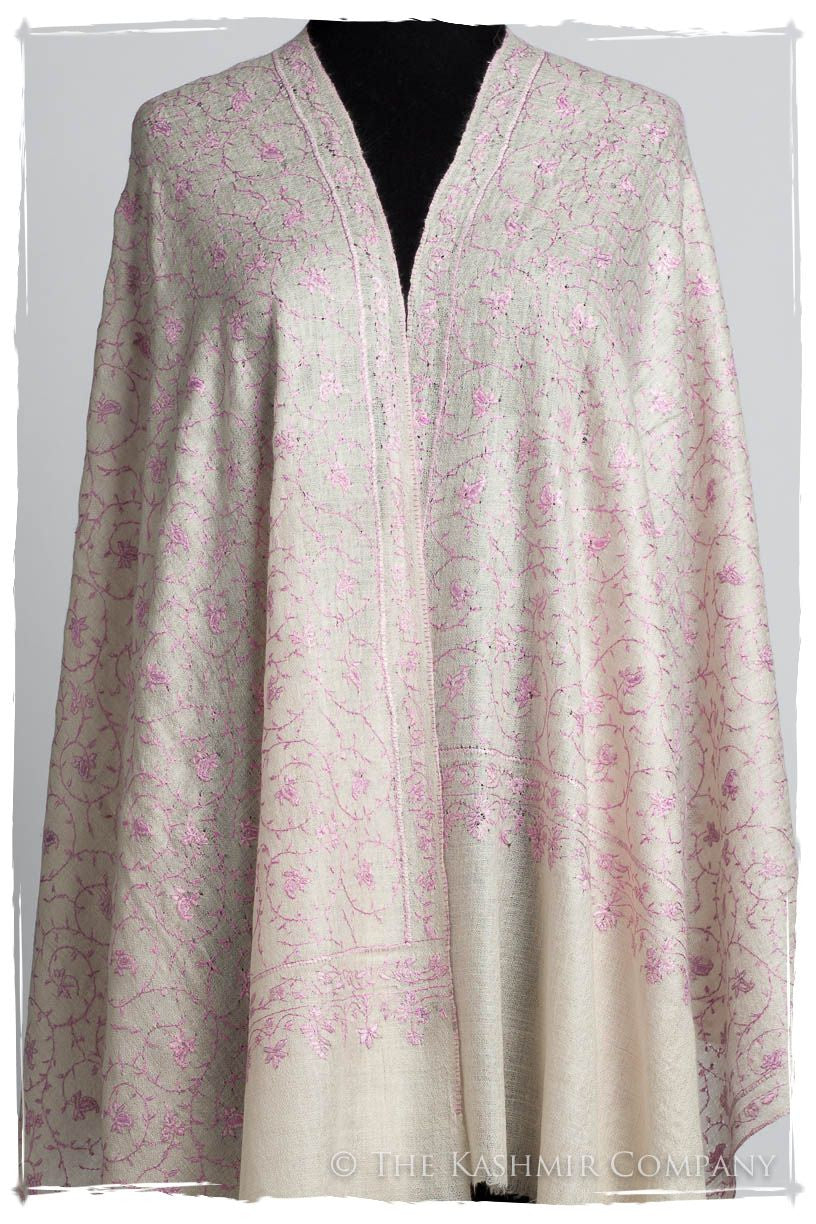 Pearl de Rose Mist L'amour Soft Cashmere Scarf/Shawl