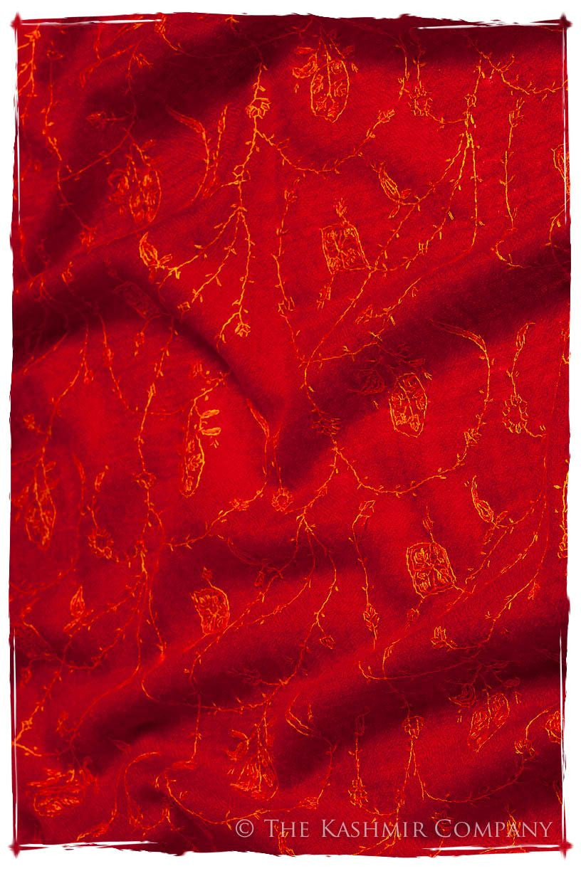 Bijoux Rouge Jardin L'amour Soft Cashmere Scarf/Shawl