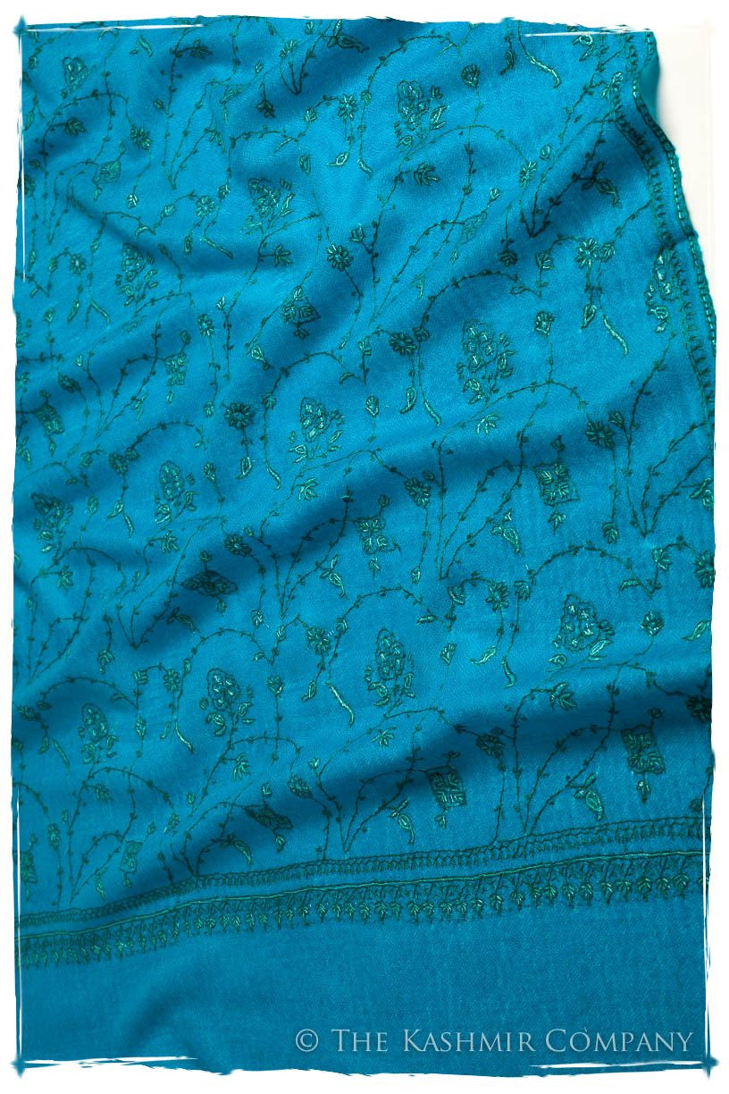 Bijoux Bleu Paisley L'amour Soft Cashmere Scarf/Shawl