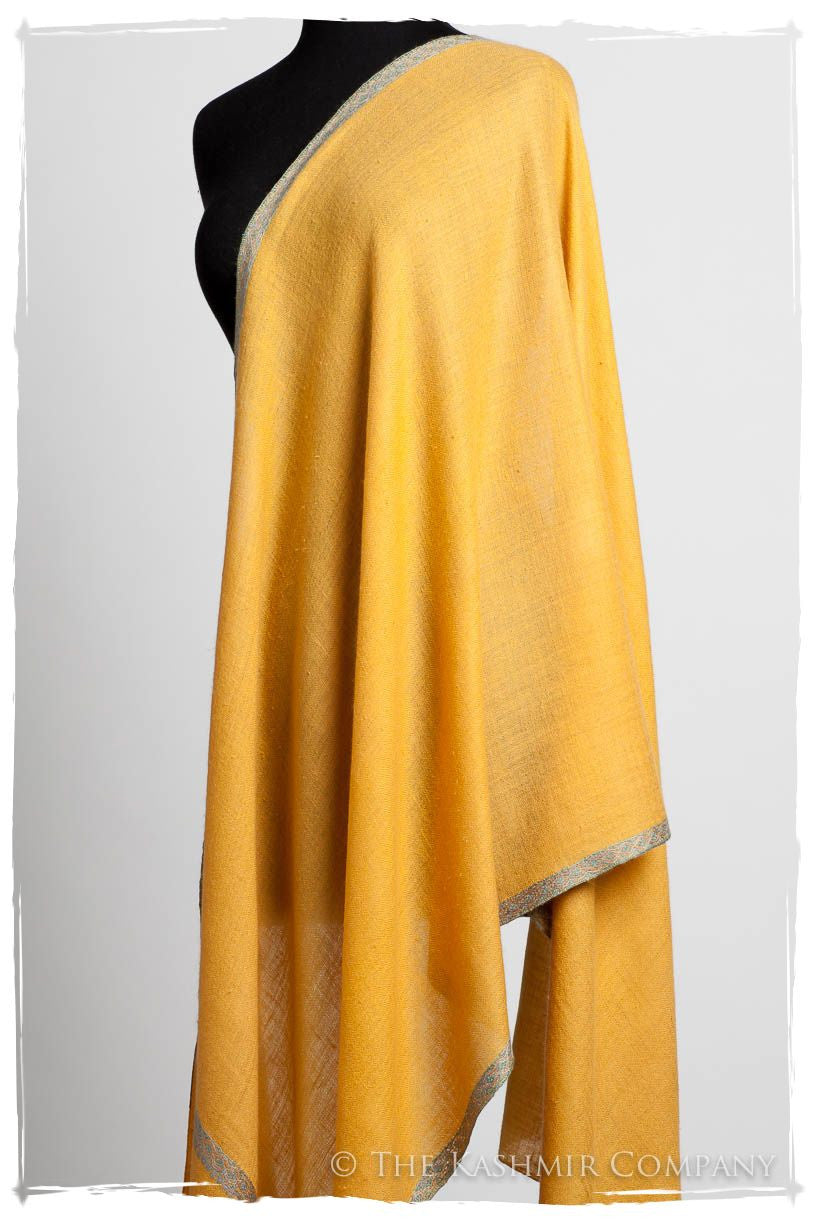 Frontière Mimosa Bleu L'amour Soft Cashmere Scarf/Shawl