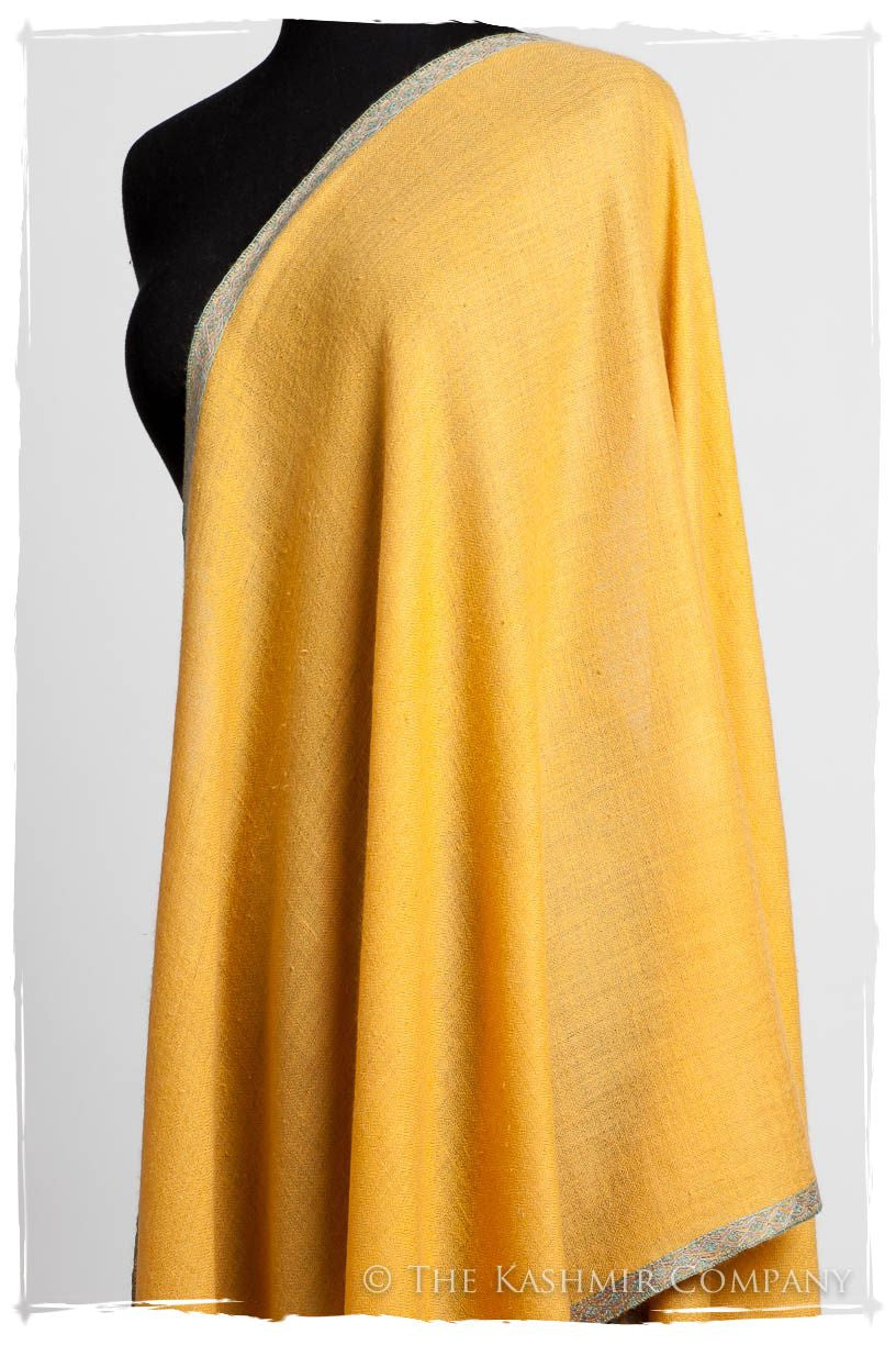 Frontière Mimosa Bleu L'amour Soft Cashmere Scarf/Shawl