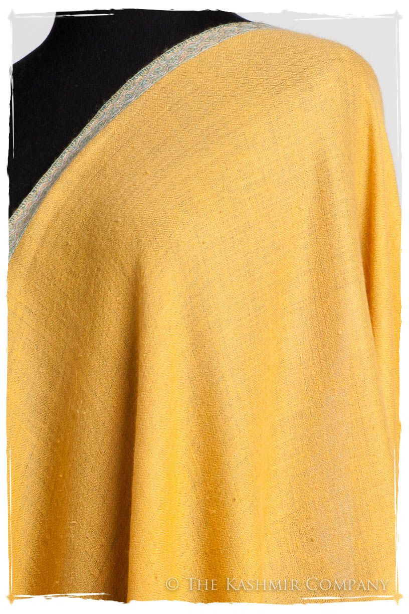 Frontière Mimosa Bleu L'amour Soft Cashmere Scarf/Shawl