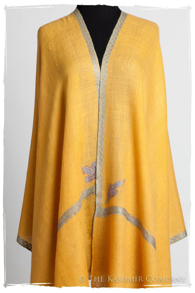 Frontière Mimosa Bleu L'amour Soft Cashmere Scarf/Shawl