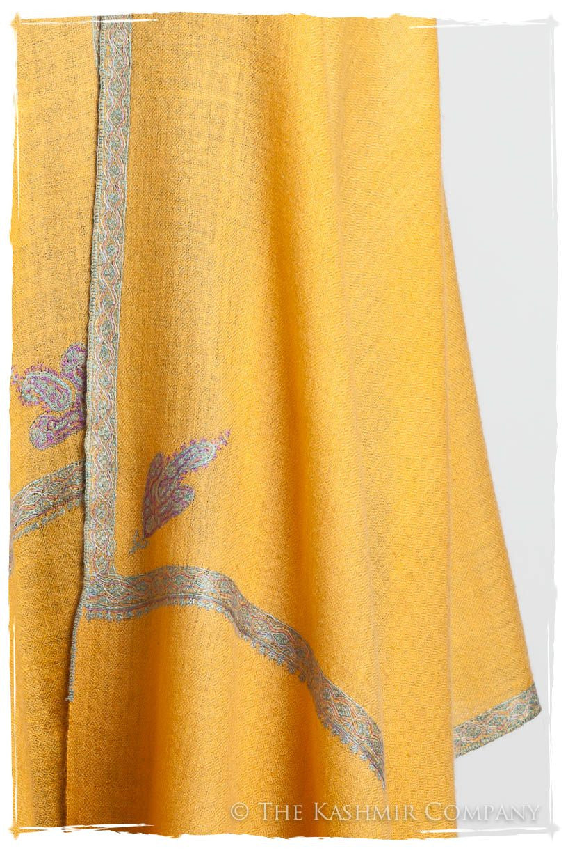 Frontière Mimosa Bleu L'amour Soft Cashmere Scarf/Shawl