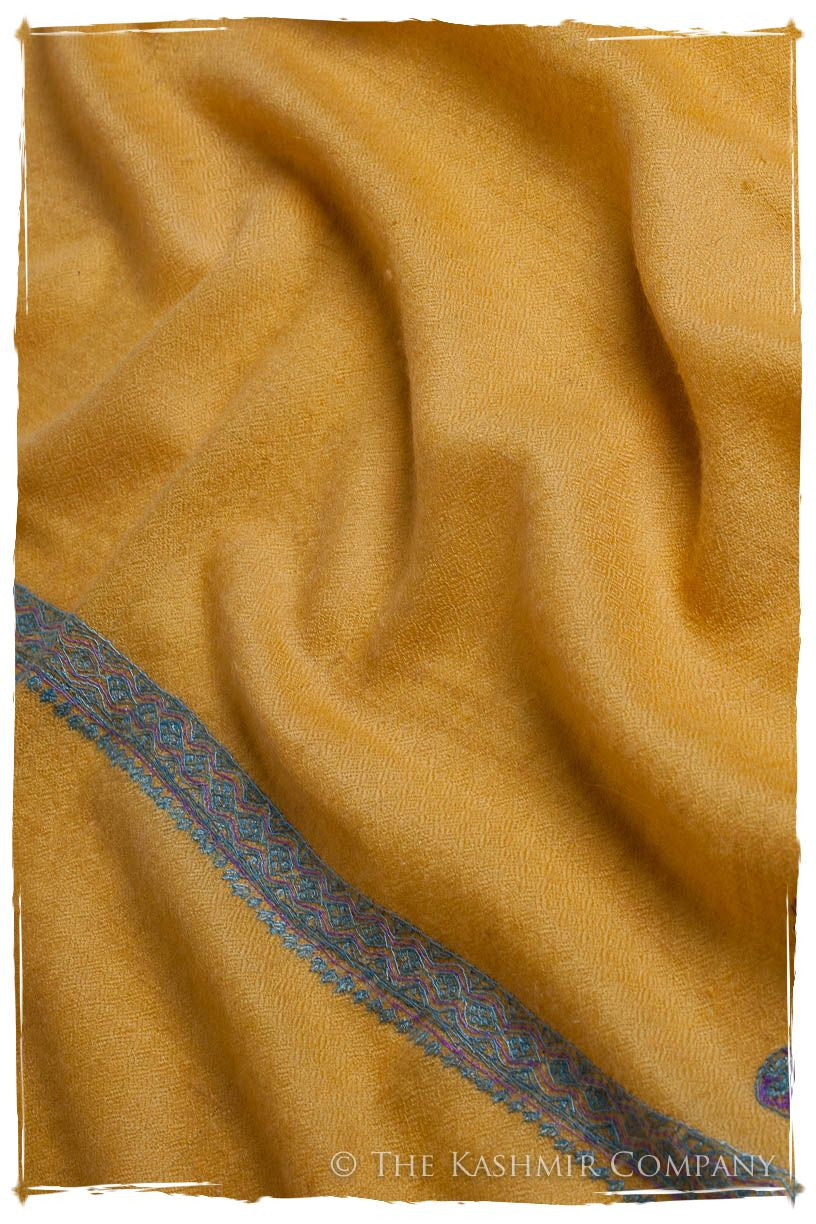 Frontière Mimosa Bleu L'amour Soft Cashmere Scarf/Shawl