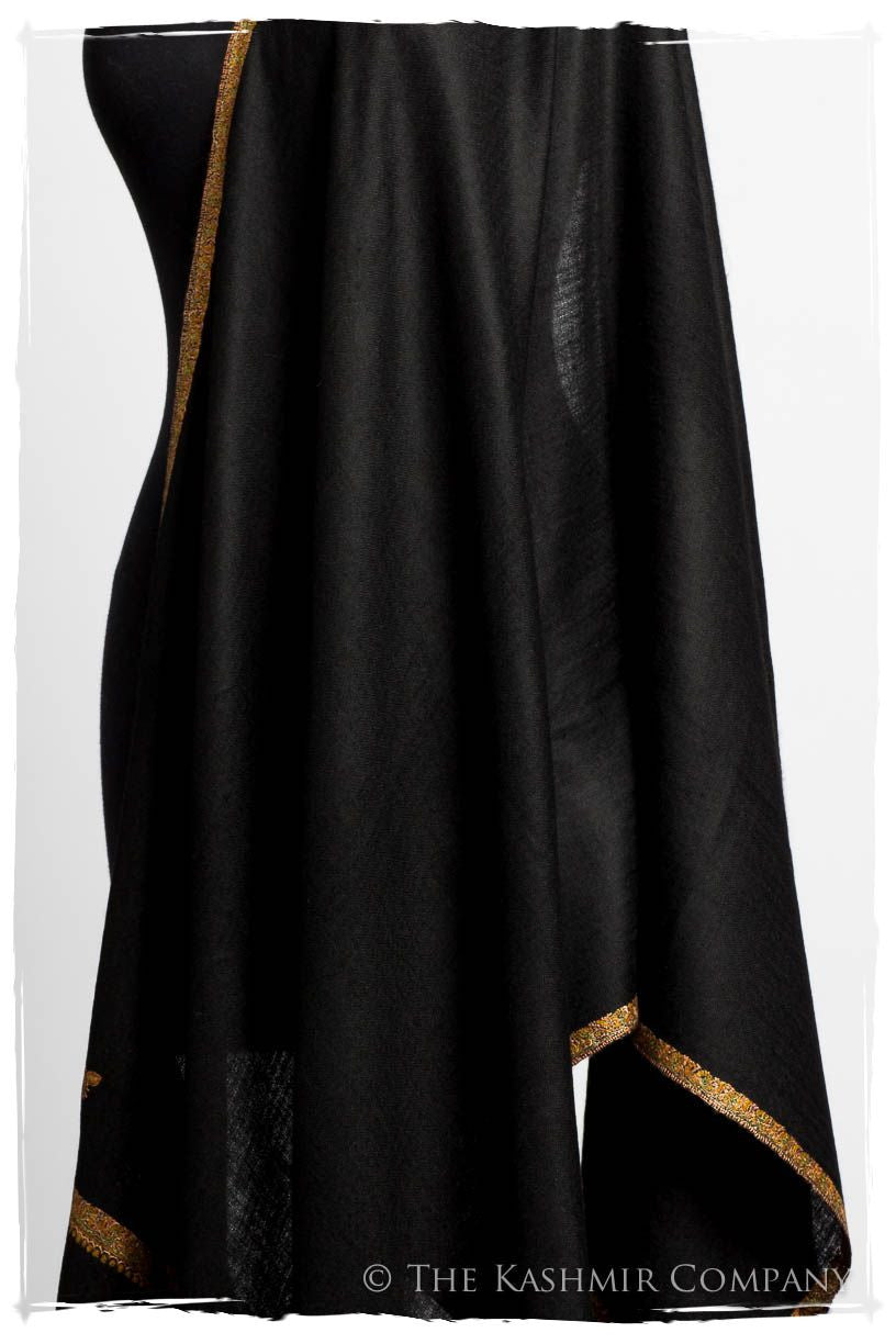 Frontière de Oro Noir L'amour Soft Cashmere Scarf/Shawl