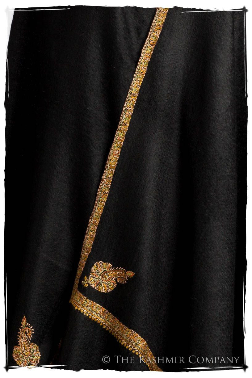 Frontière de Oro Noir L'amour Soft Cashmere Scarf/Shawl