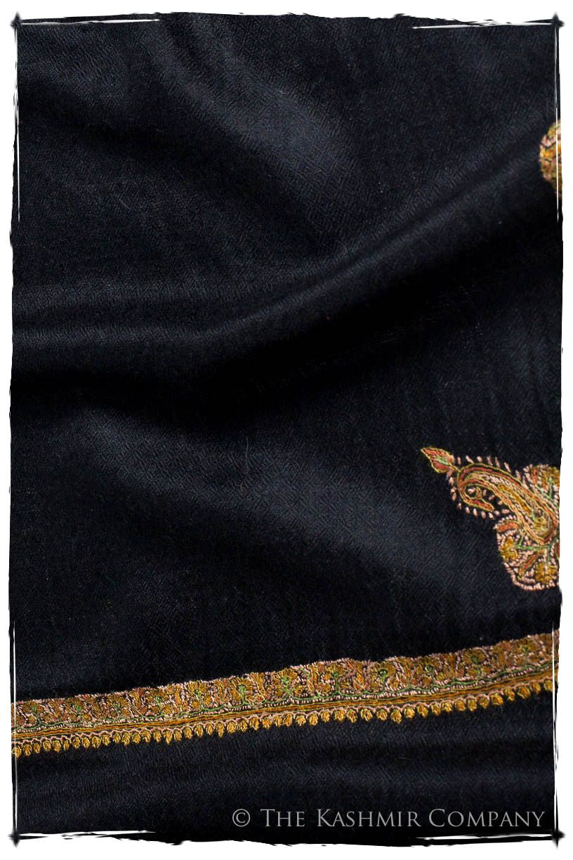 Frontière de Oro Noir L'amour Soft Cashmere Scarf/Shawl