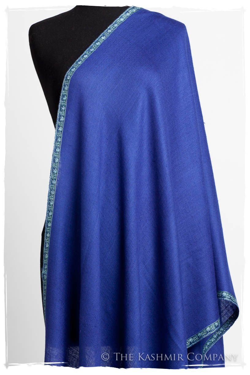 Frontière Victoria Bleu L'amour Soft Cashmere Scarf/Shawl