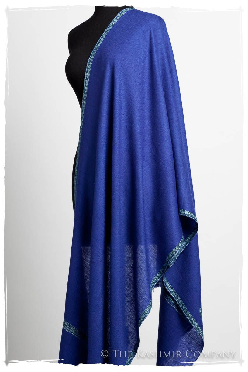 Frontière Victoria Bleu L'amour Soft Cashmere Scarf/Shawl