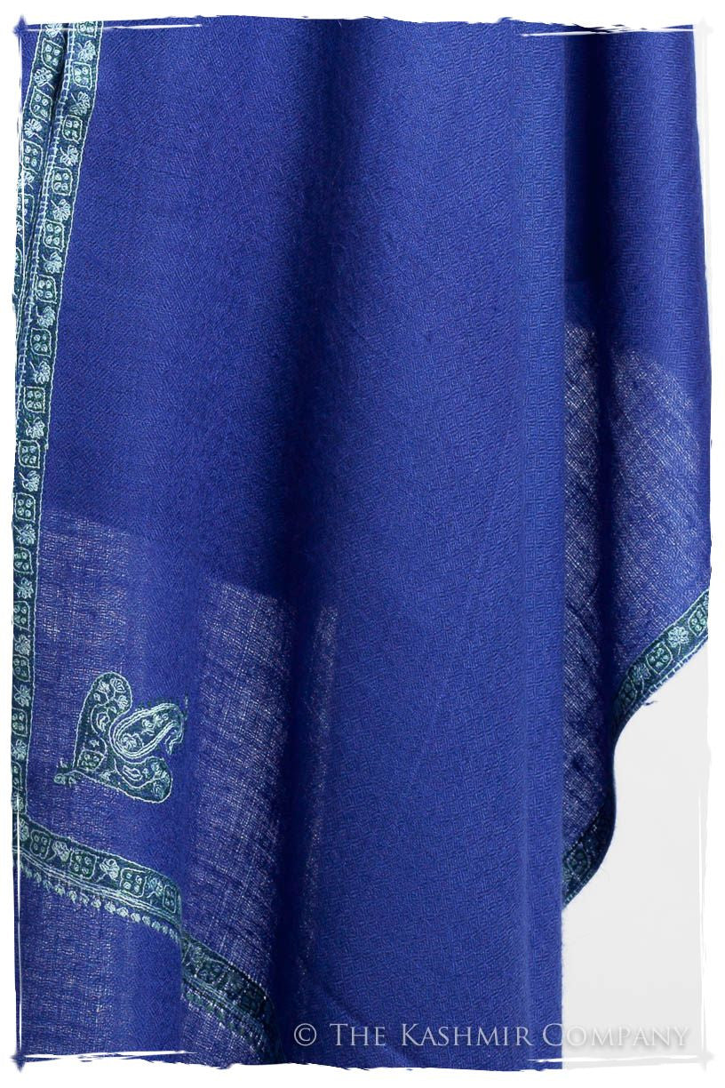 Frontière Victoria Bleu L'amour Soft Cashmere Scarf/Shawl