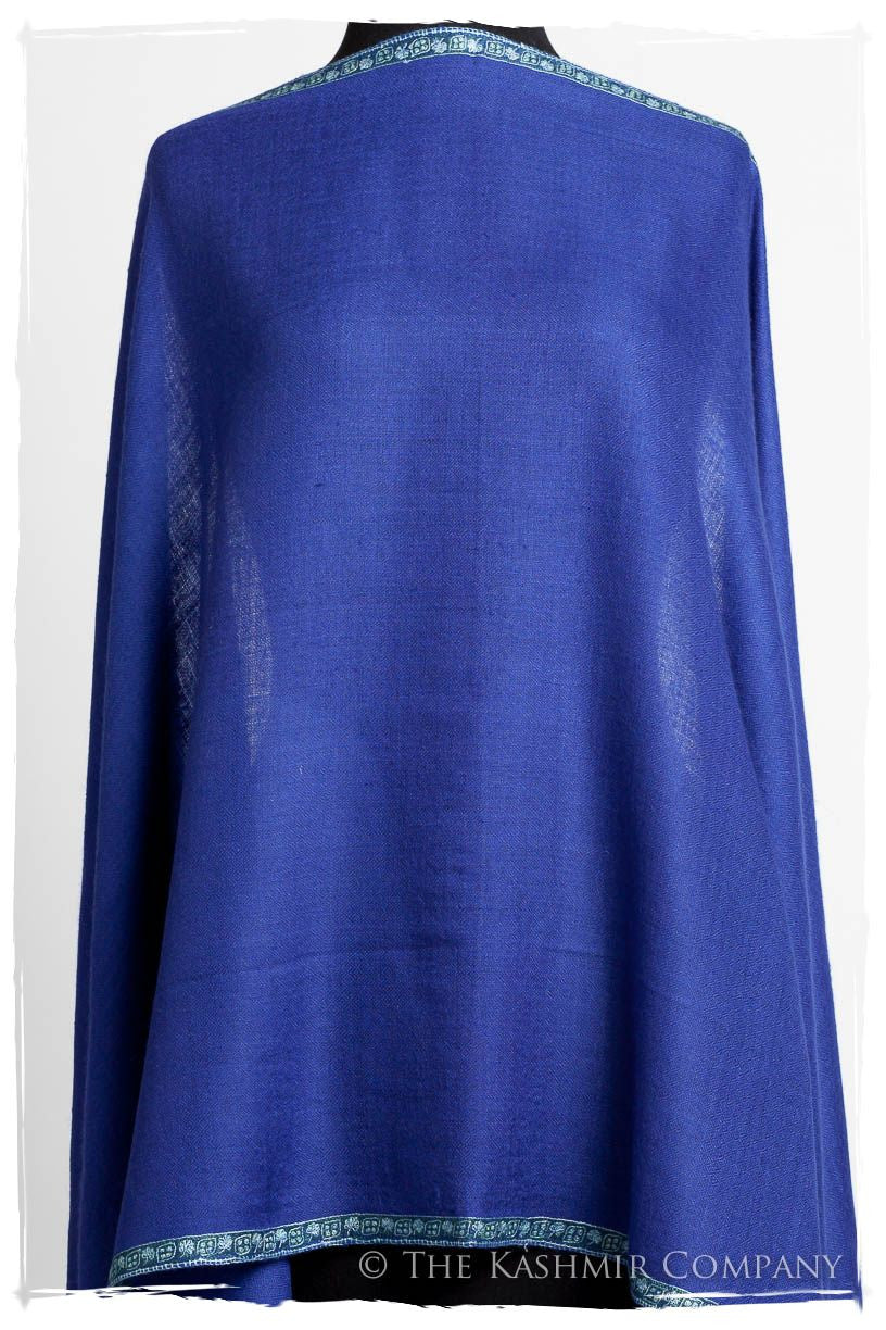 Frontière Victoria Bleu L'amour Soft Cashmere Scarf/Shawl