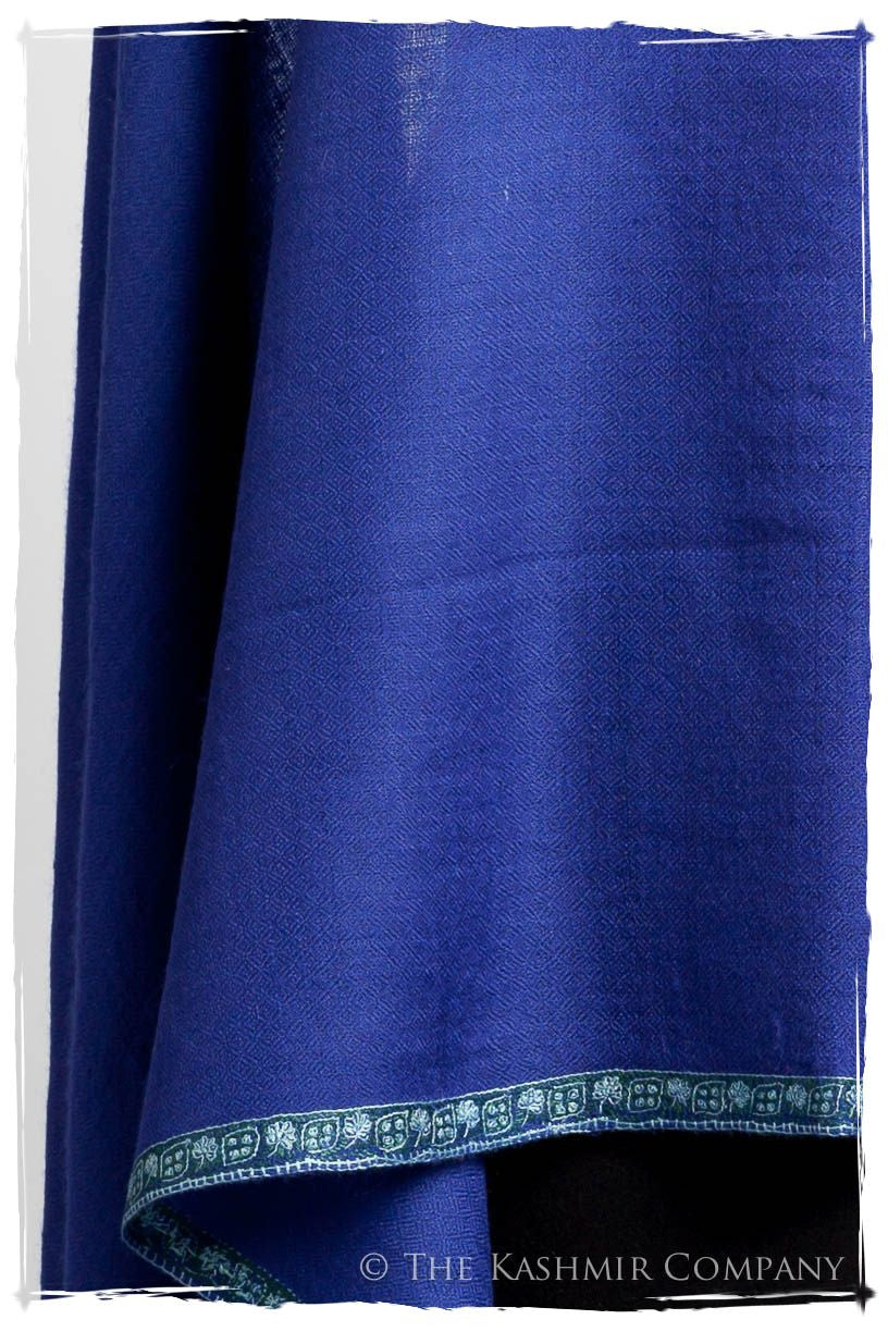 Frontière Victoria Bleu L'amour Soft Cashmere Scarf/Shawl