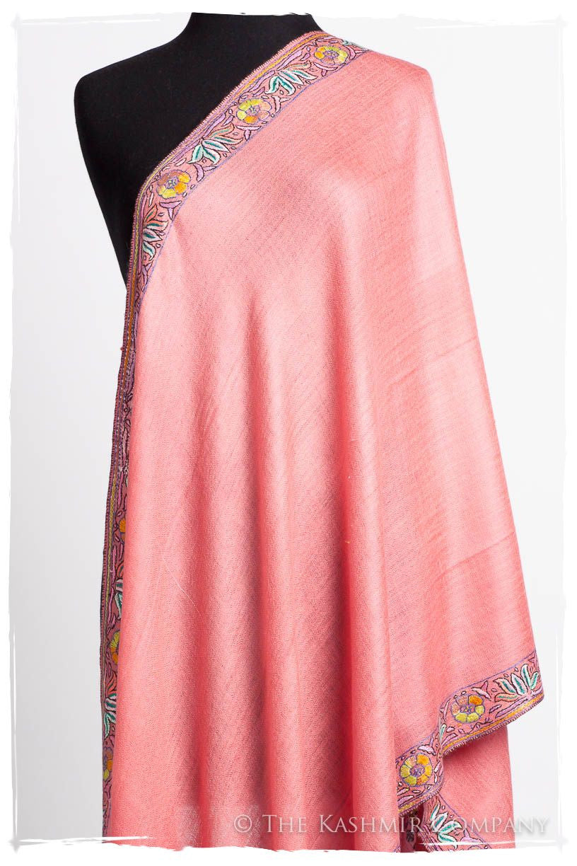Frontière Flamingo Jardin L'amour Soft Cashmere Scarf/Shawl