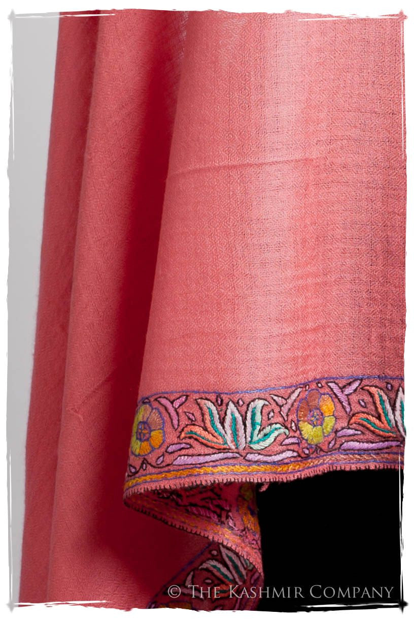 Frontière Flamingo Jardin L'amour Soft Cashmere Scarf/Shawl