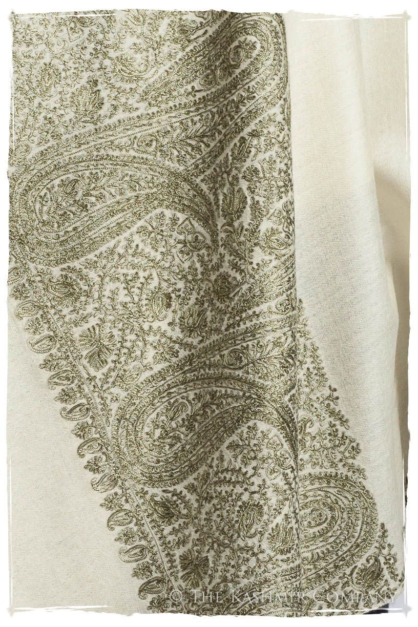 The Sophistiqué Ivoire Vignoble Empress Paisley Shawl