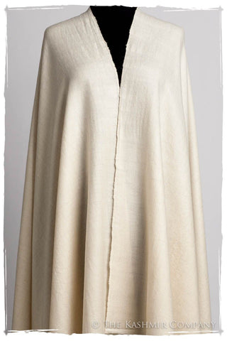 Turtledove Ivory - Le Luxe Simple - Grand Handloom Pashmina Shawl