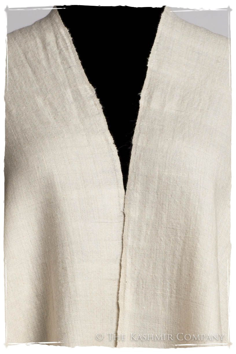 Turtledove Ivory - Le Luxe Simple - Grand Handloom Pashmina Shawl