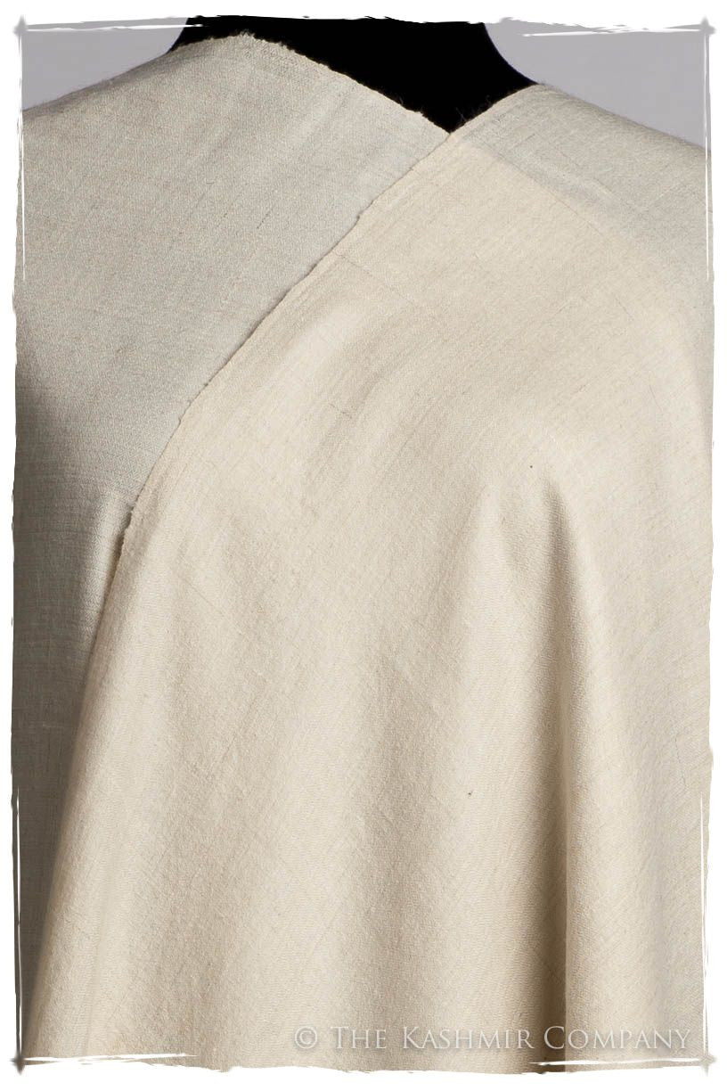 Turtledove Ivory - Le Luxe Simple - Grand Handloom Pashmina Shawl