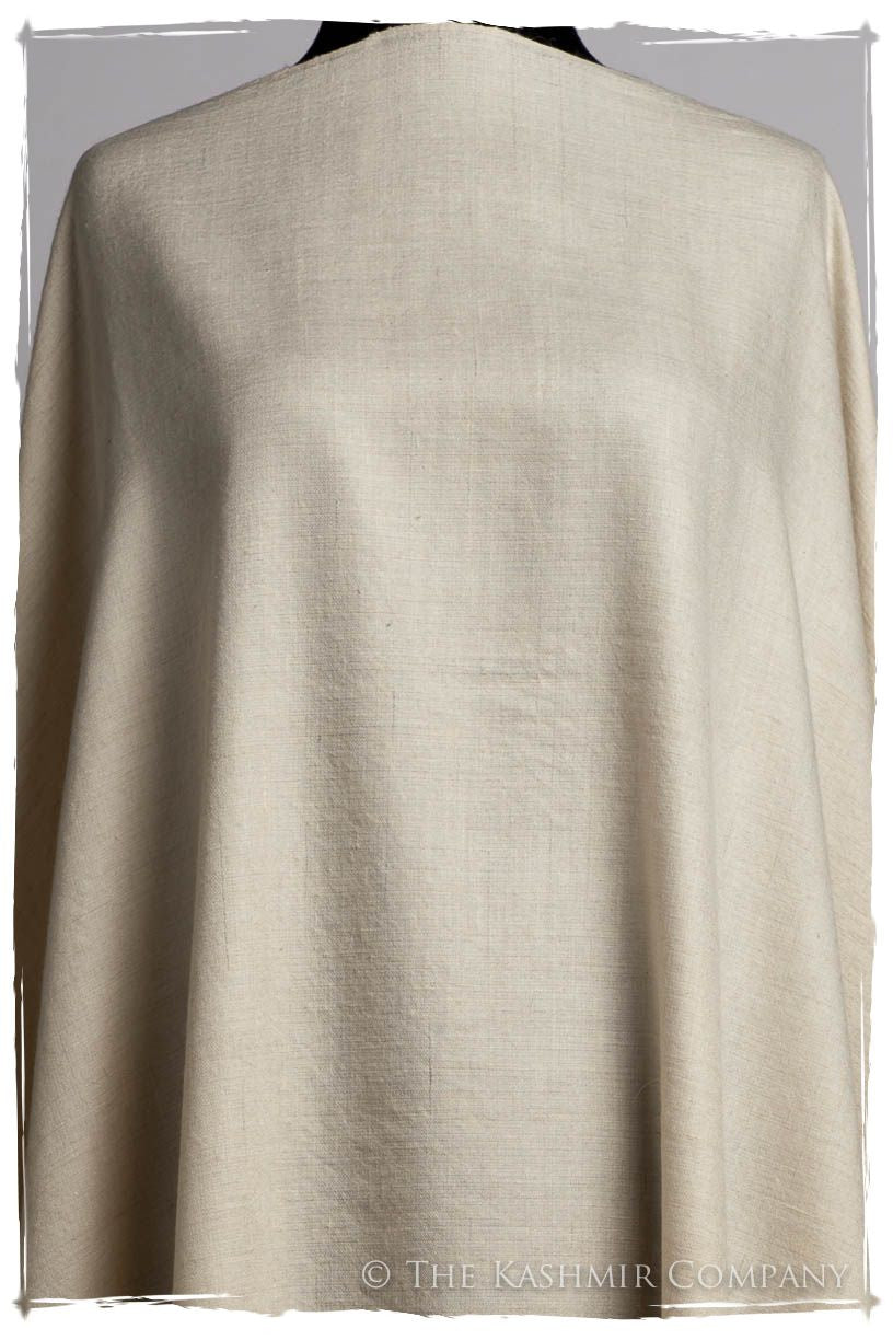 Turtledove Ivory - Le Luxe Simple - Grand Handloom Pashmina Shawl