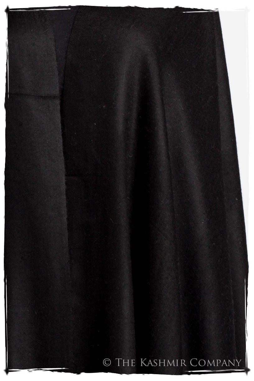 Caviar Ebony - Le Luxe Simple - Grand Handloom Pashmina Shawl