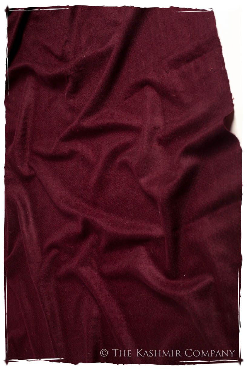 Windsor Burgundy - Le Luxe Simple - Grand Handloom Pashmina Shawl