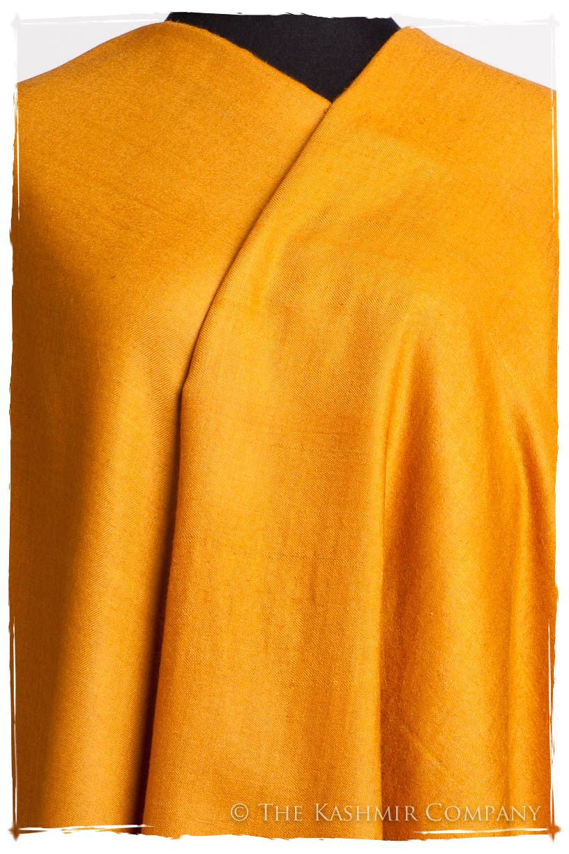 Golden Oak - Le Luxe Simple - Grand Handloom Pashmina Shawl