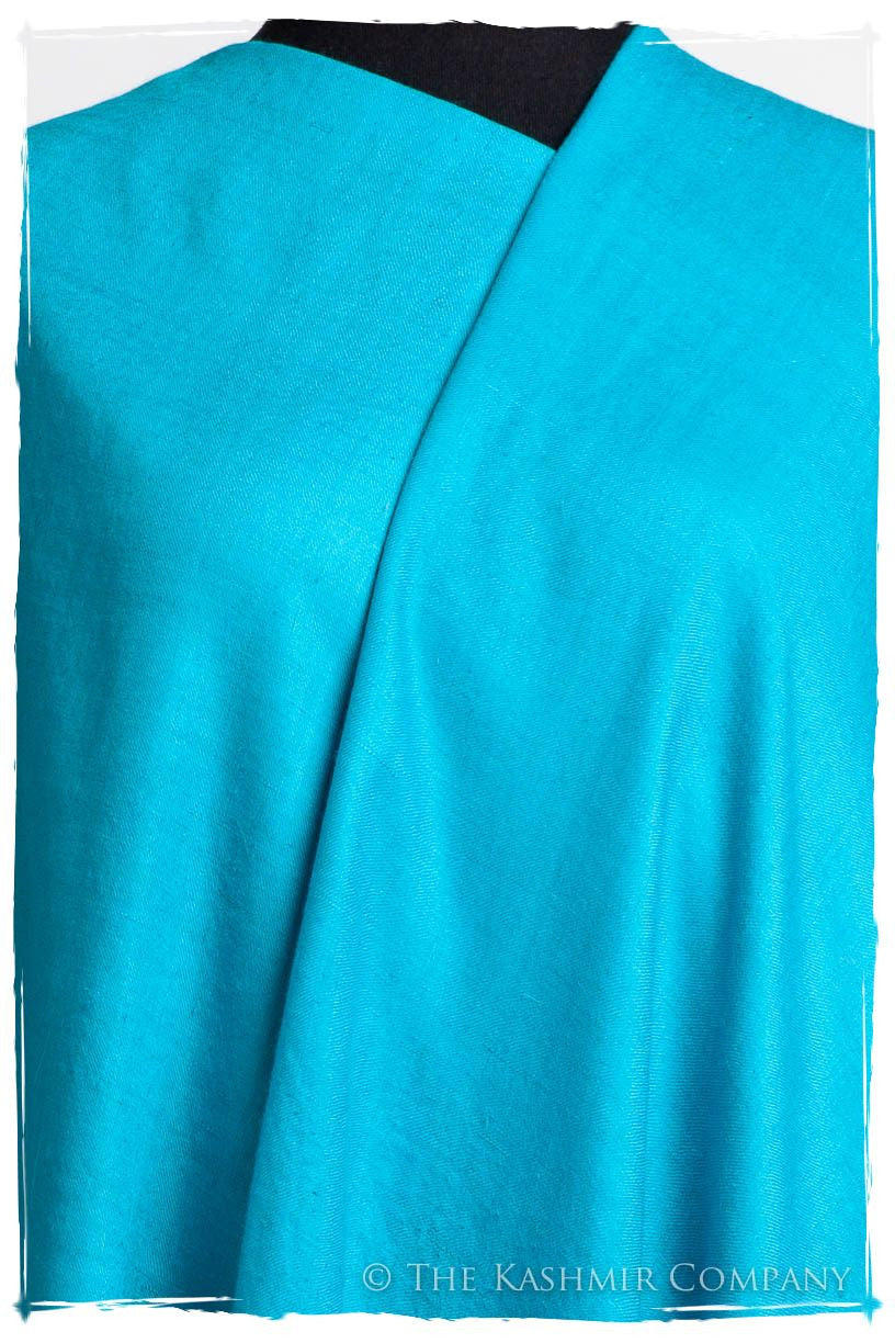Hawaiian Ocean - Le Luxe Simple - Grand Handloom Pashmina Shawl
