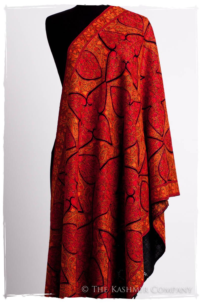 Trésor au Palais Mughal Paisley Antiquaires Shawl