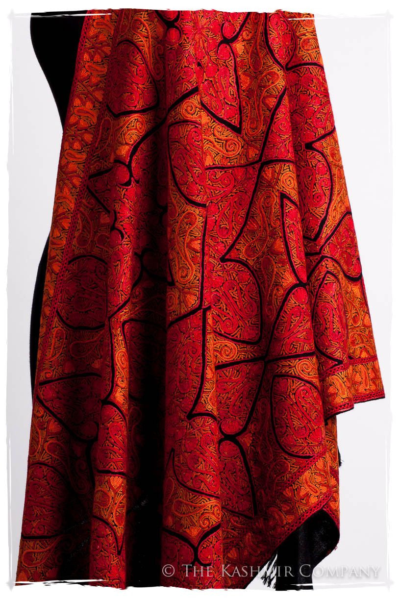 Trésor au Palais Mughal Paisley Antiquaires Shawl