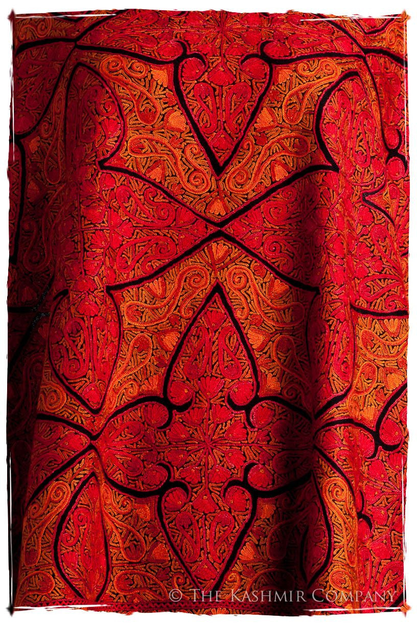 Trésor au Palais Mughal Paisley Antiquaires Shawl