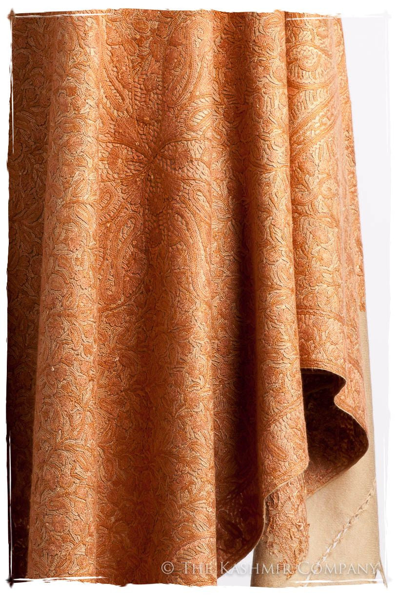 Champagne Crème Toscane Paisley Antiquaires Shawl