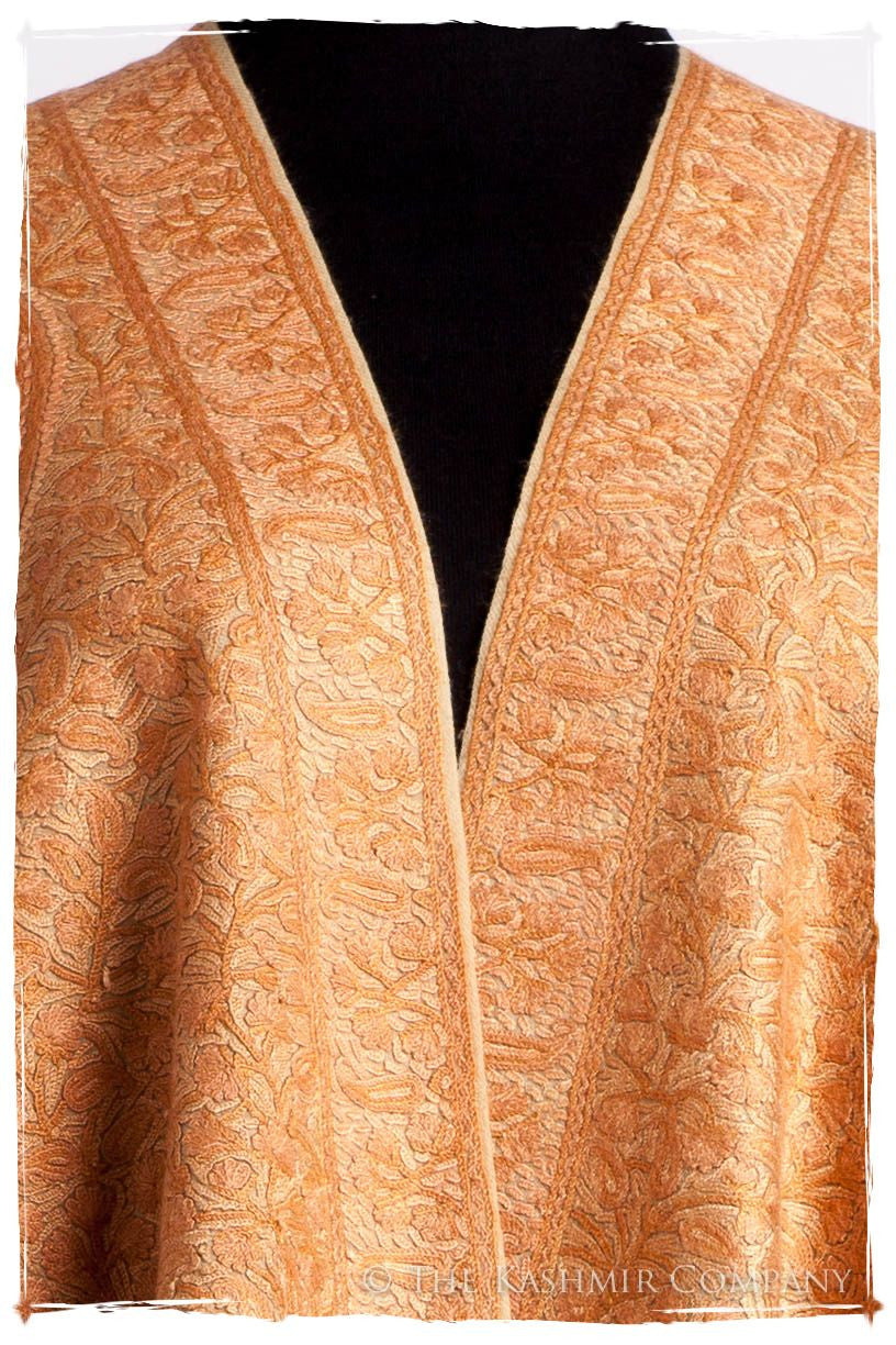 Champagne Crème Toscane Paisley Antiquaires Shawl
