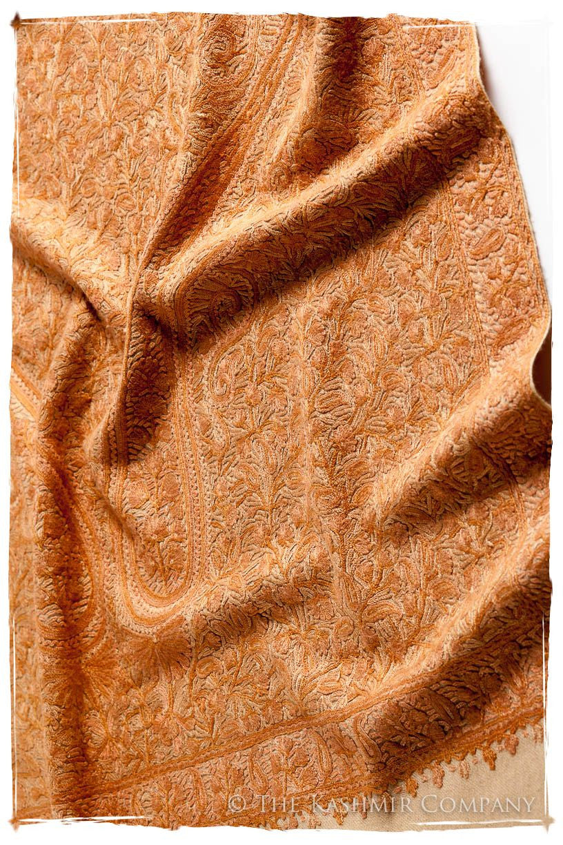Champagne Crème Toscane Paisley Antiquaires Shawl