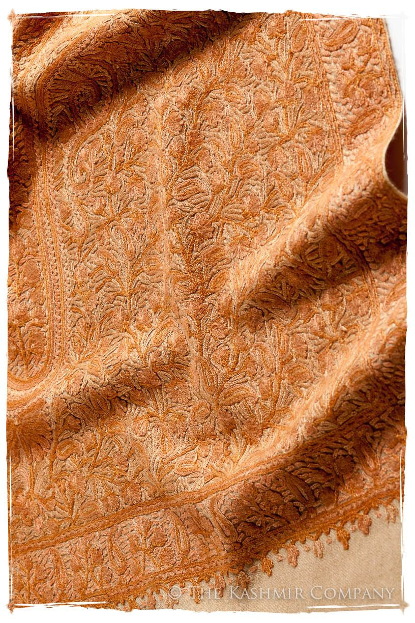 Champagne Crème Toscane Paisley Antiquaires Shawl