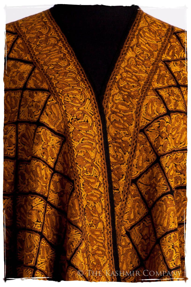 Aztec Mosaïque d'or Paisley Antiquaires Shawl
