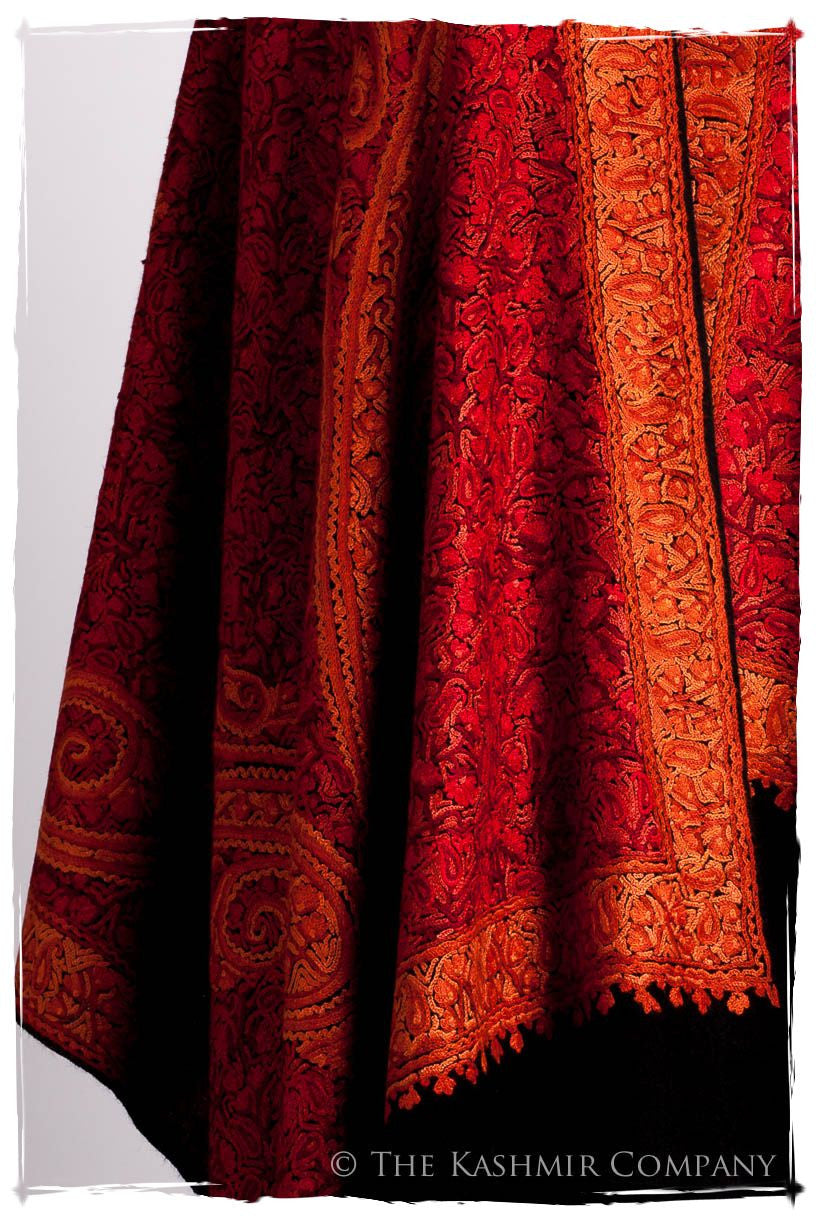 Diamants Rouges Trésor Paisley Antiquaires Shawl