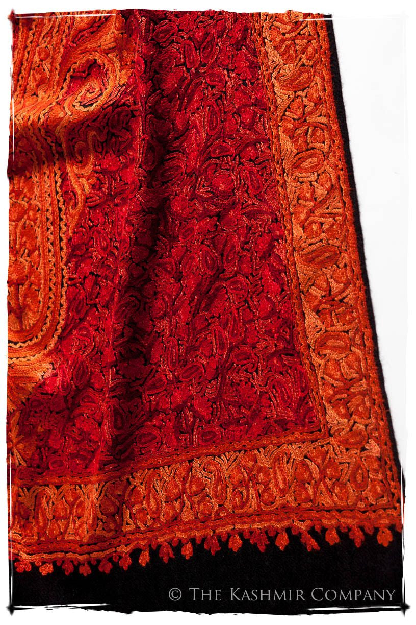 Diamants Rouges Trésor Paisley Antiquaires Shawl