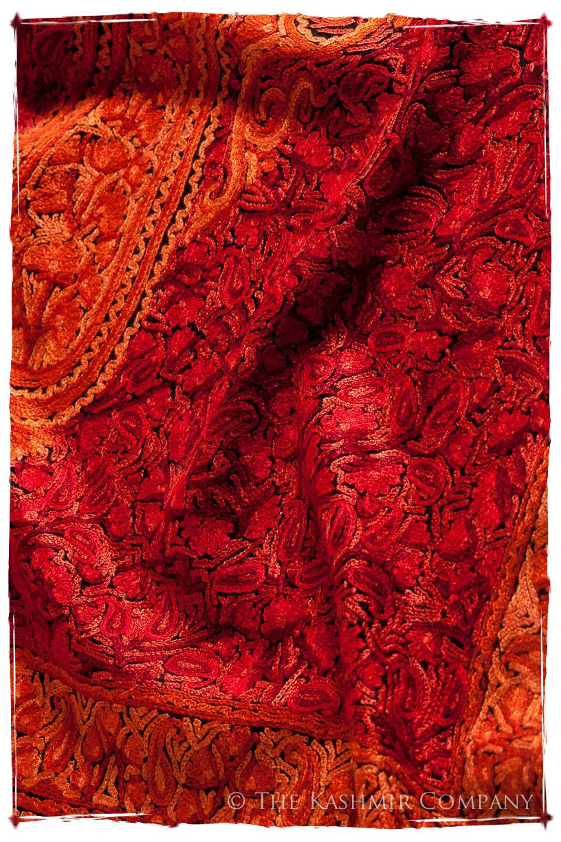 Diamants Rouges Trésor Paisley Antiquaires Shawl
