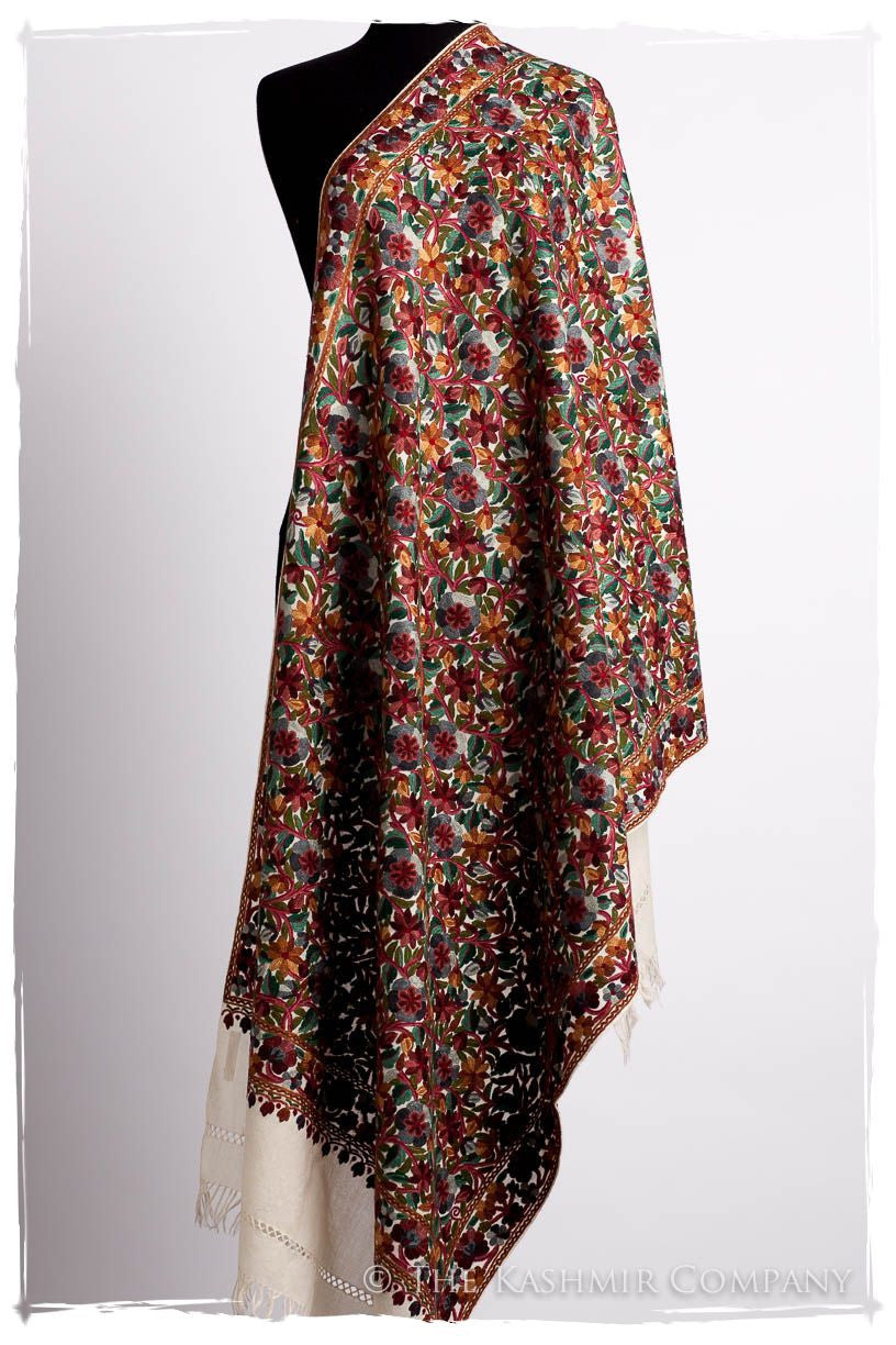 Jardin en fin de Soirée Antiquaires Shawl