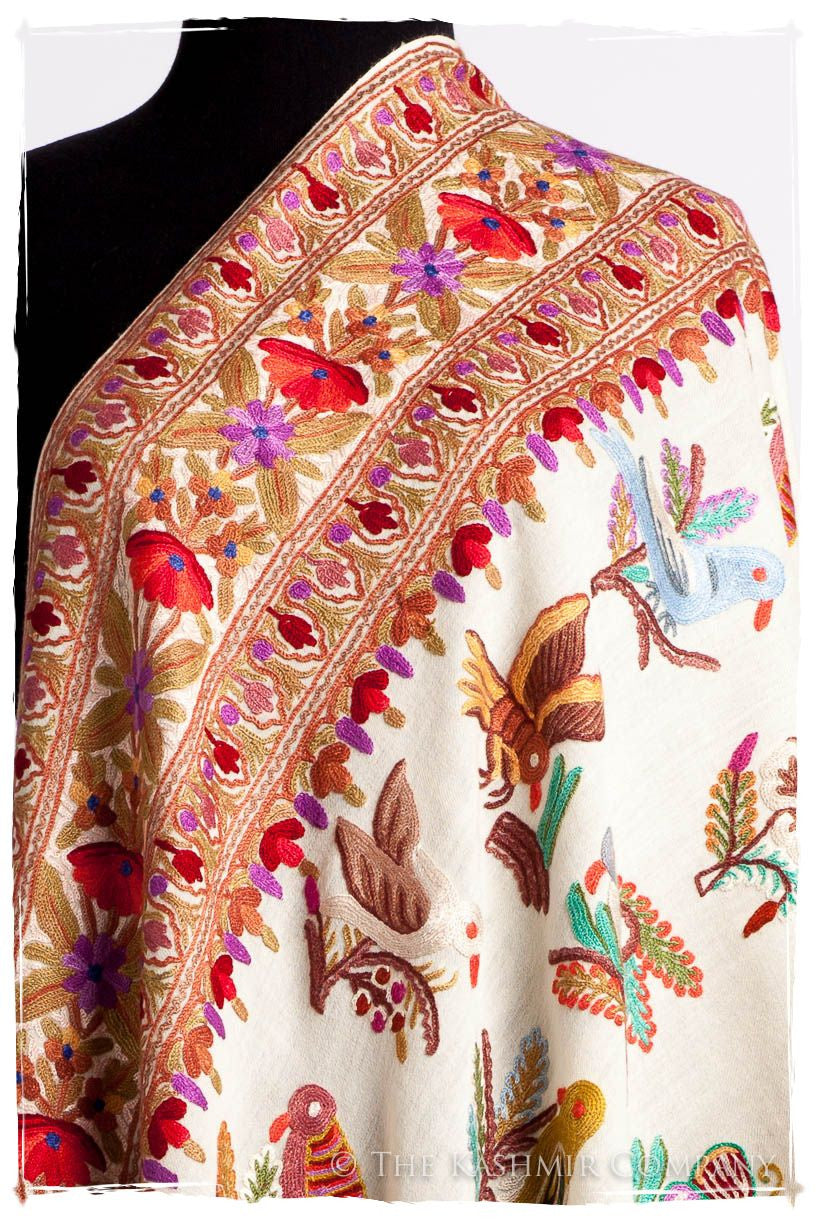 Oiseaux de Paris Antiquaires Shawl
