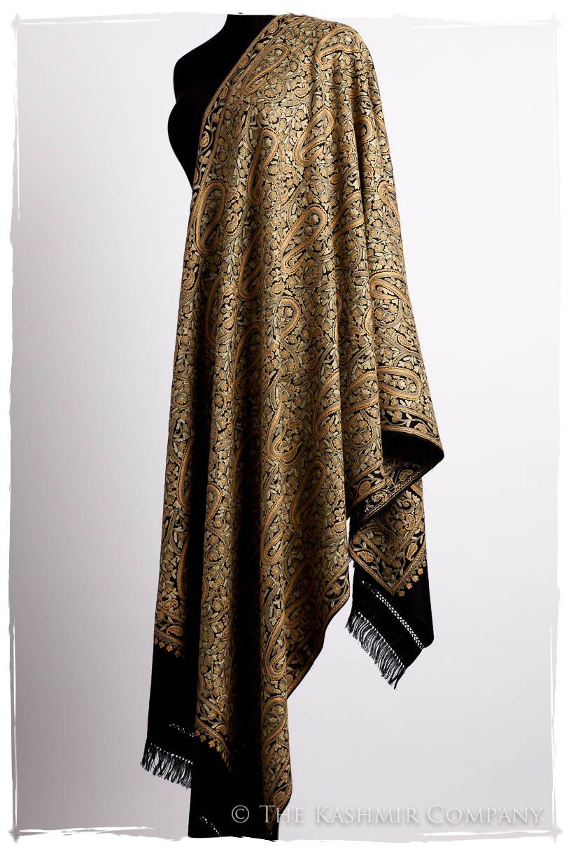 Oasis Moss Paisley Antiquaires Shawl
